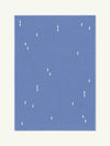 Confetti Ocean Blue Cotton Feel Rug