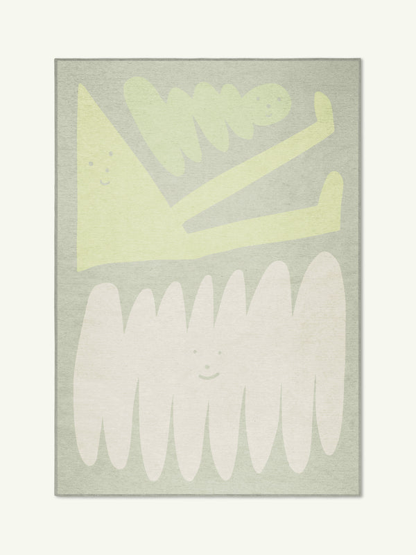 Friends neutral chenille rug