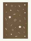 Doodles Dark Olive Chenille Rug