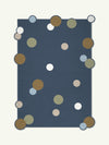 Candy Steel Blue Chenille Rug