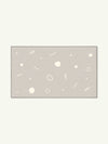 Doodles Light Gray Cotton Feel Rug