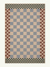 Checkered Brown New Jute Rug