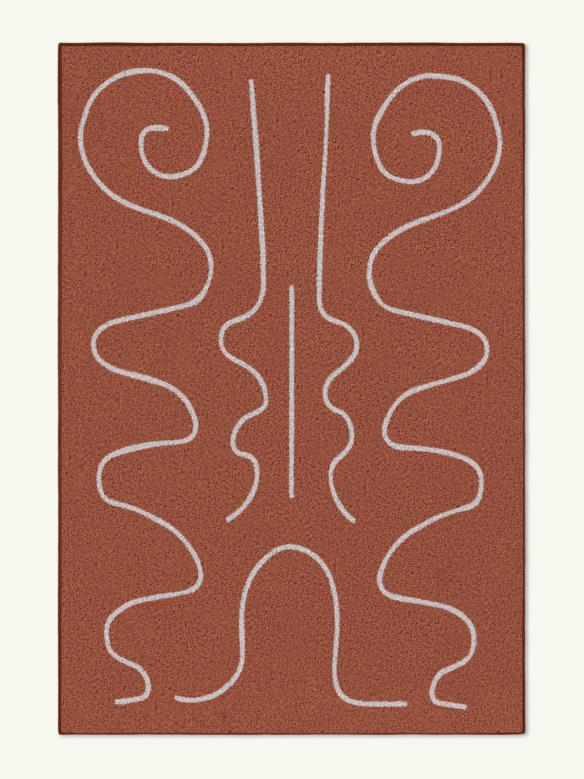 Feeling Brown Cotton Feel Rug