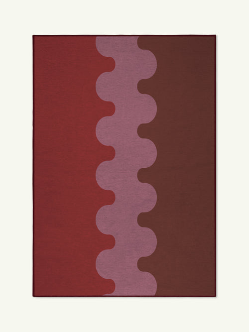 Vault dusty pink chenille rug