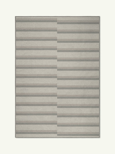 Carrel gray chenille rug