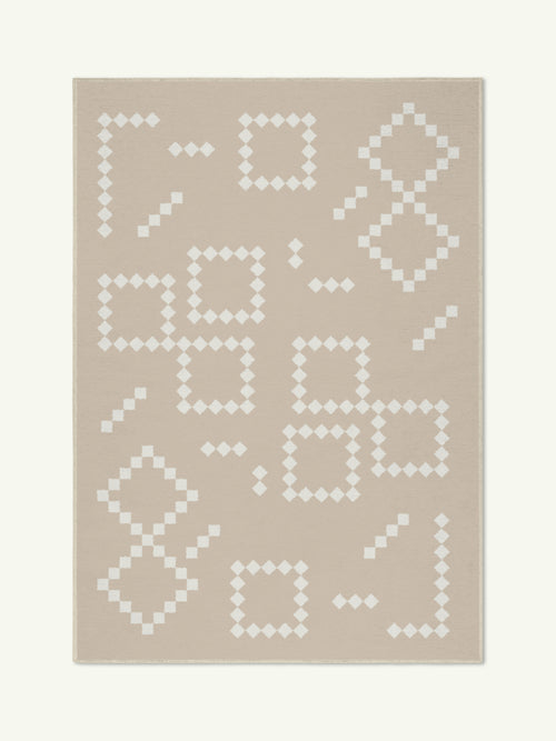Keys nude chenille rug