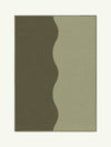 Tide Olive Cotton Feel Rug