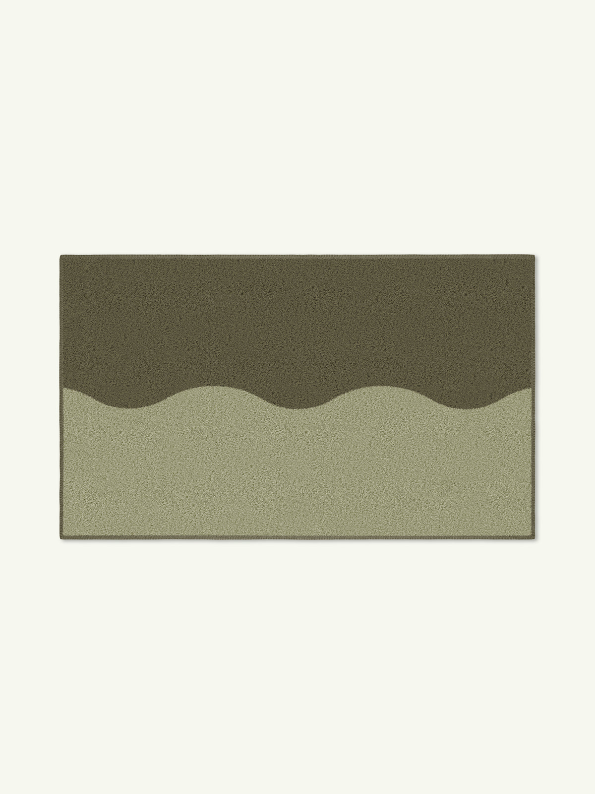 Tide Olive Cotton Feel Rug