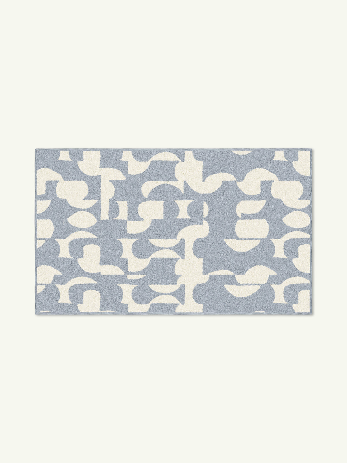 Novel Light Gray Cotton Feel Rug