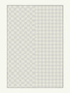 Mosaic Light Gray Cotton Feel Rug