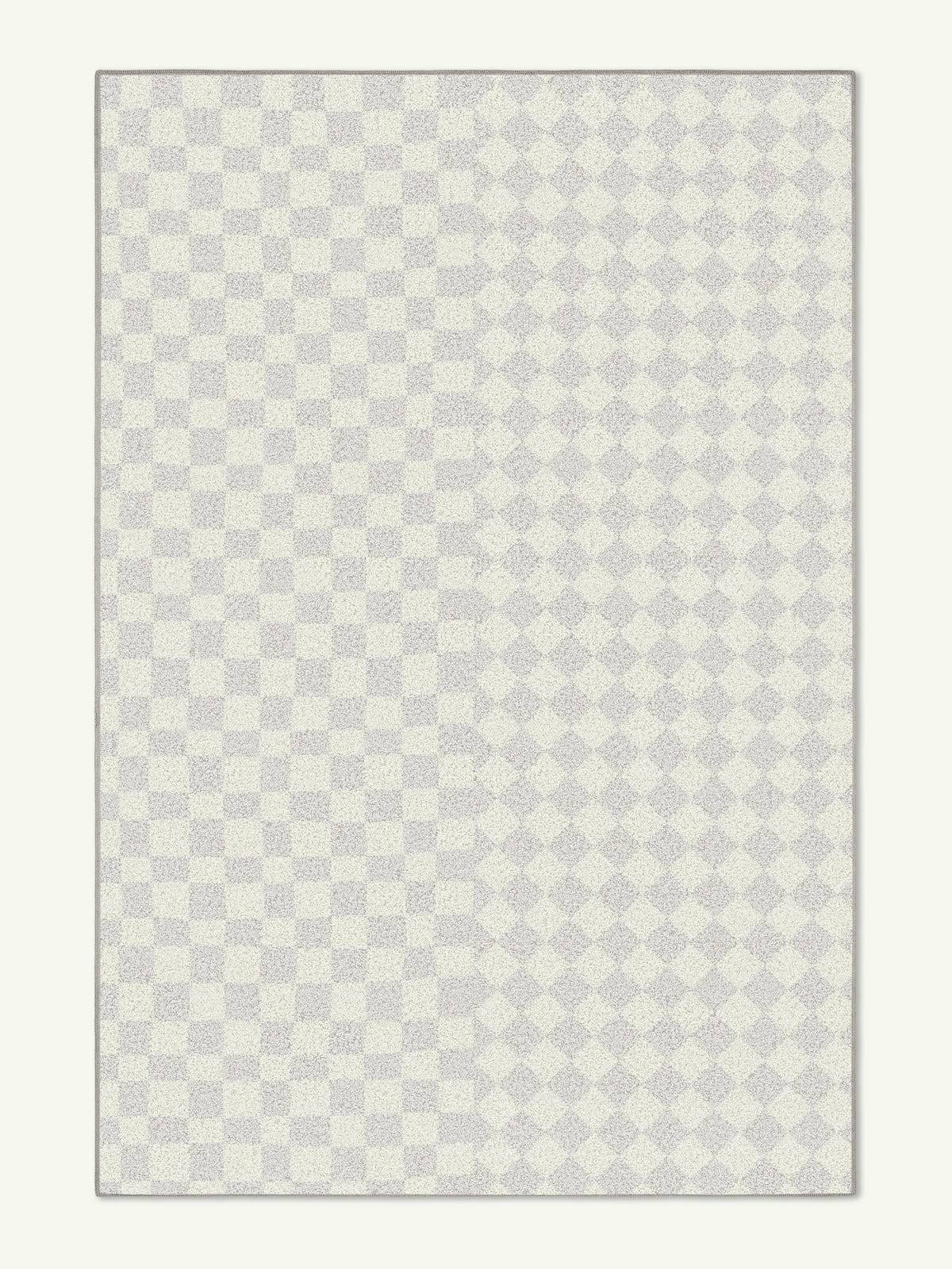 Mosaic Light Gray Cotton Feel Rug