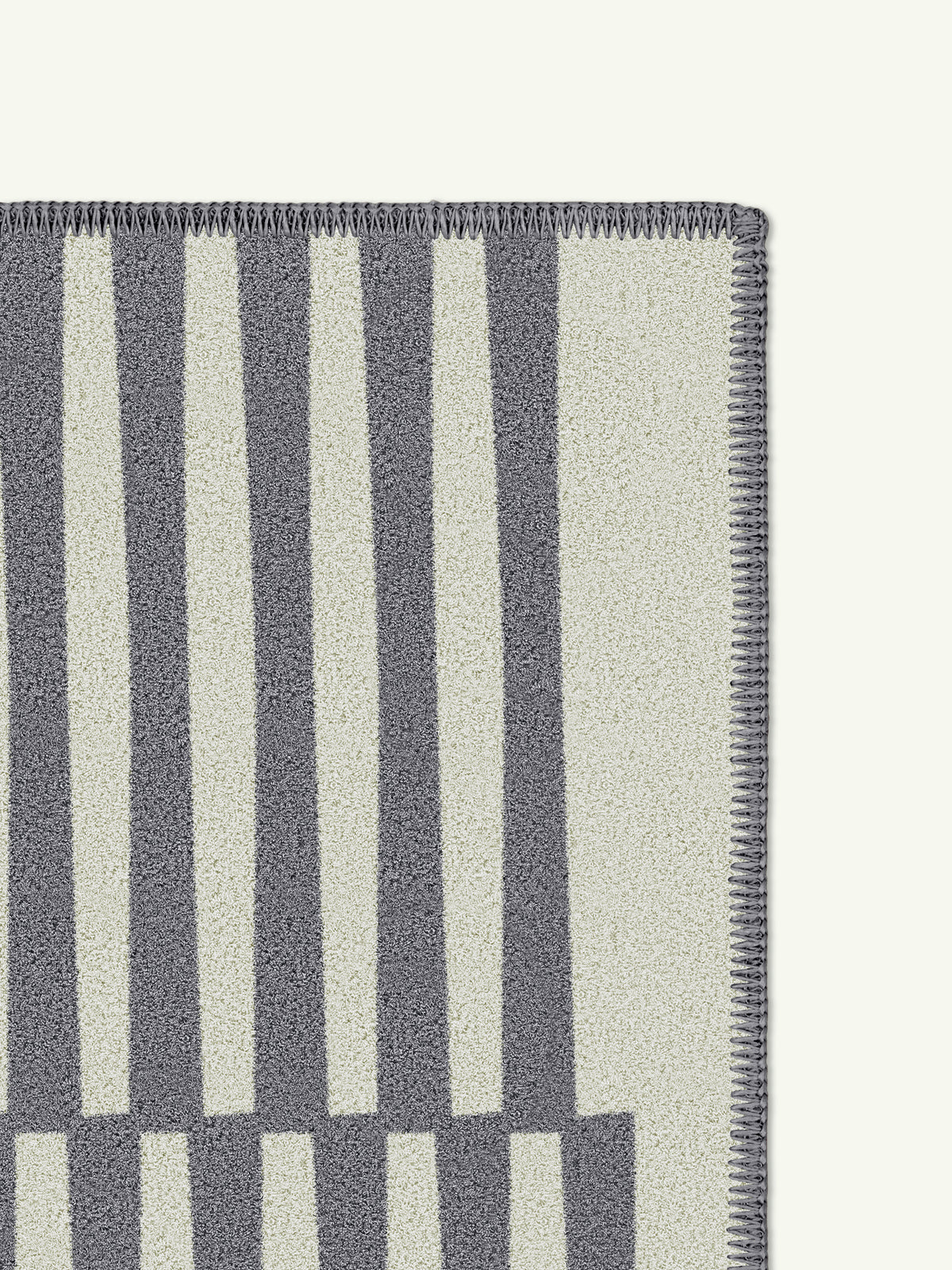 Lineage Light Gray Cotton Feel Rug