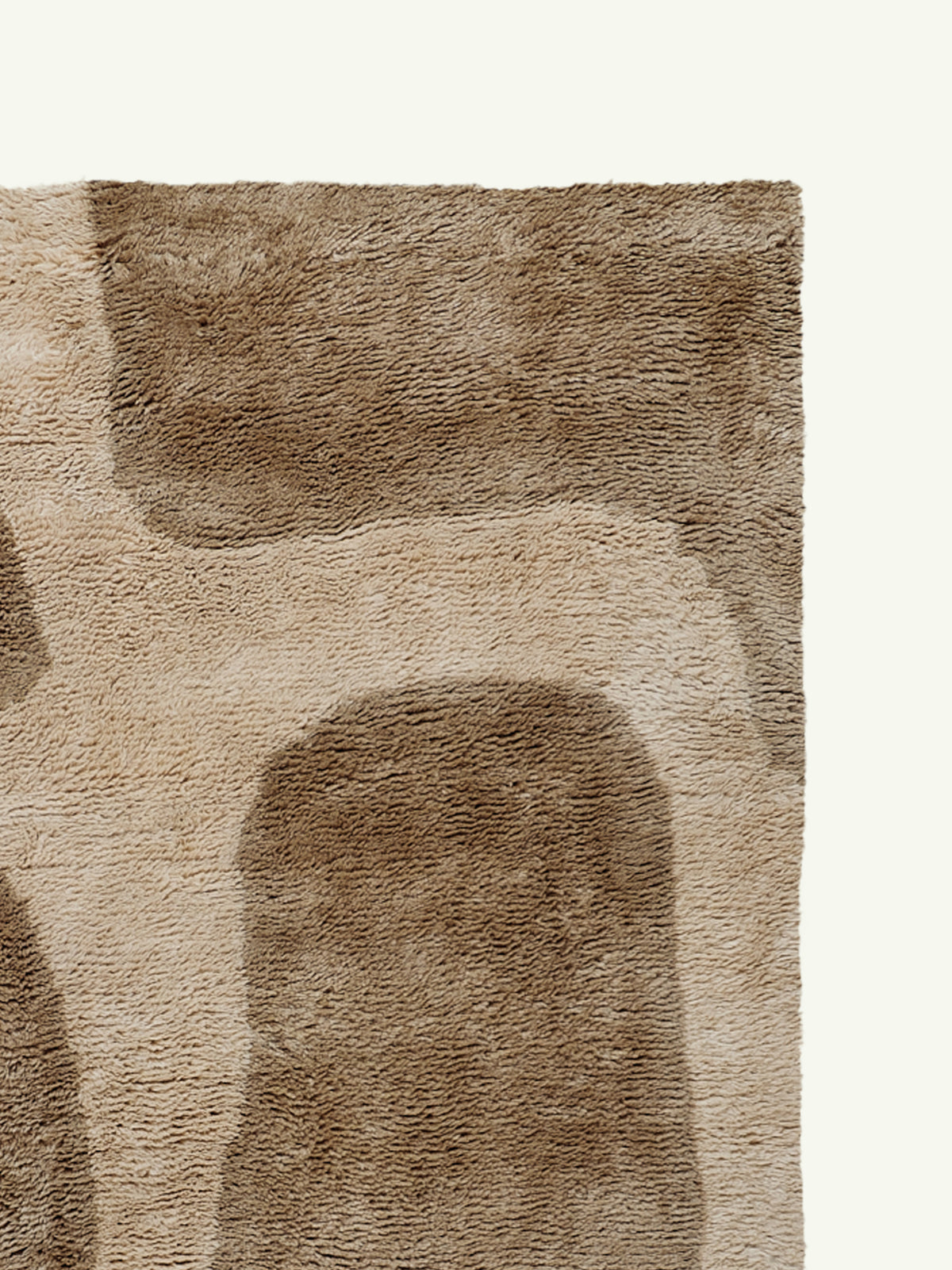 Awa Taupe New Zealand Washable Wool Rug