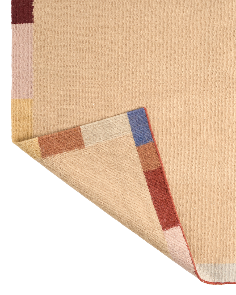 Node Multi Washable Blended Wool Flatweave Runner double.online