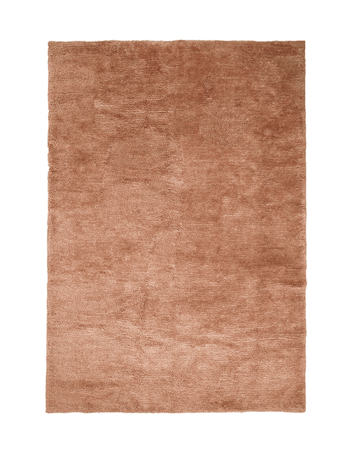 Otago terracotta washable wool berber rug