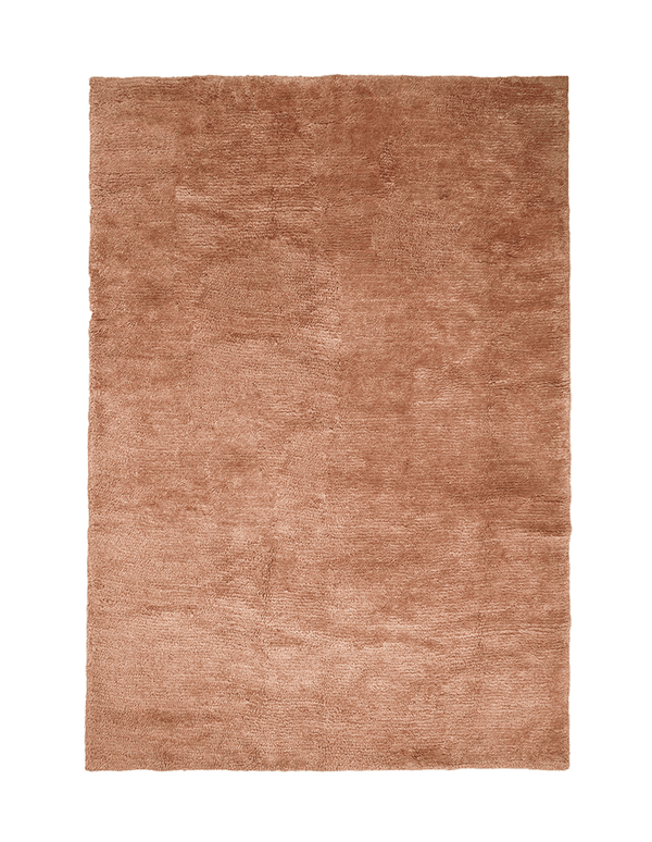 Otago terracotta washable wool berber rug