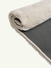 Soothe Light Gray Vegan Wool Rug