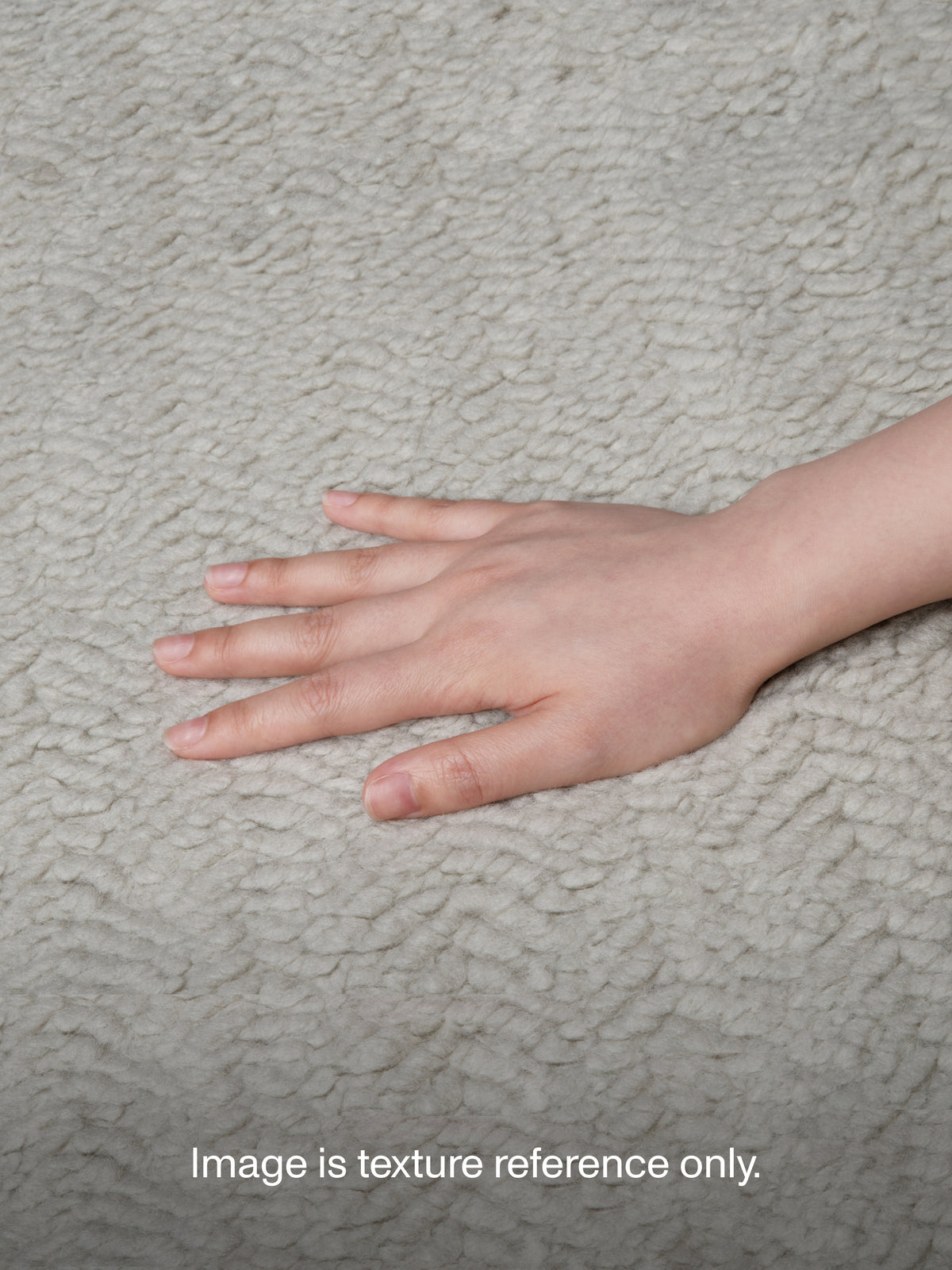 Peace Cream Vegan Shearling Rug