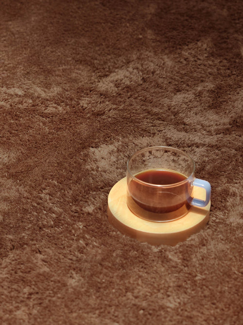 Soothe caramel vegan wool rug