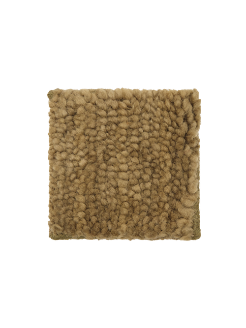 Otago dark olive washable wool berber cut pile swatch