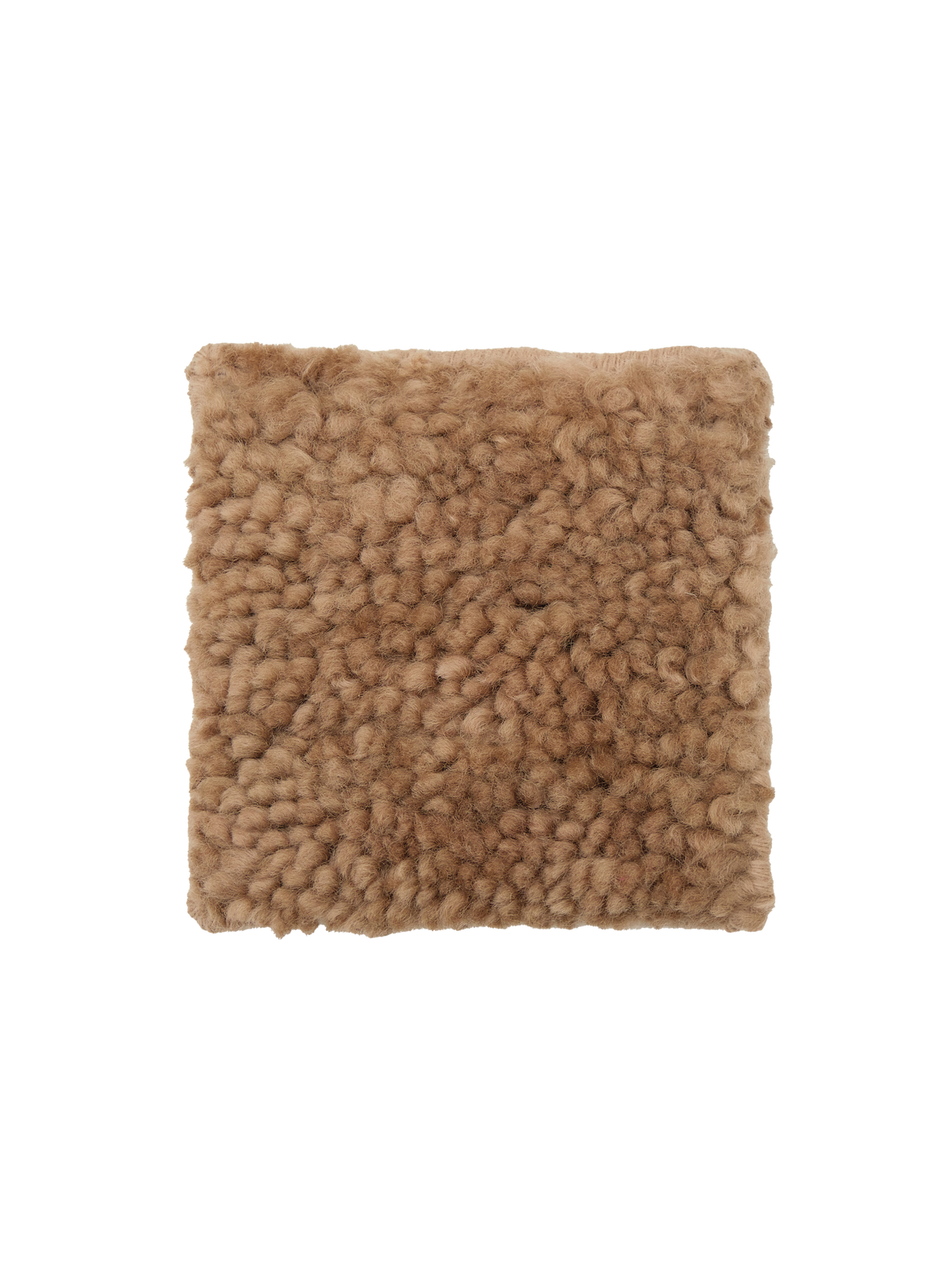 Otago Taupe Washable Wool Berber Cut Pile Swatch