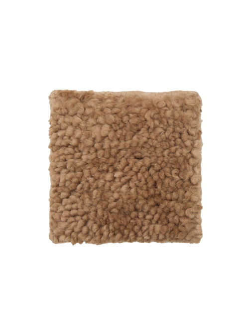 Otago taupe washable wool berber cut pile swatch