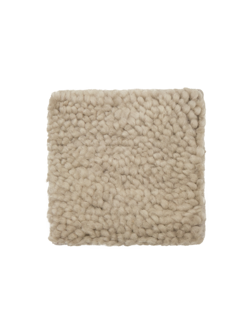 Otago blue ash washable wool berber cut pile swatch