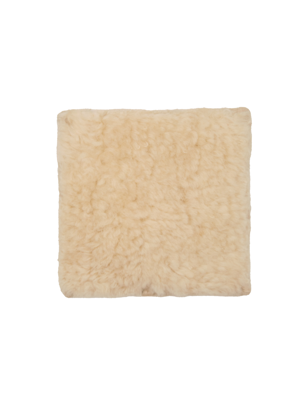 Nelson Cream Washable Wool Fine Cut Pile Swatch