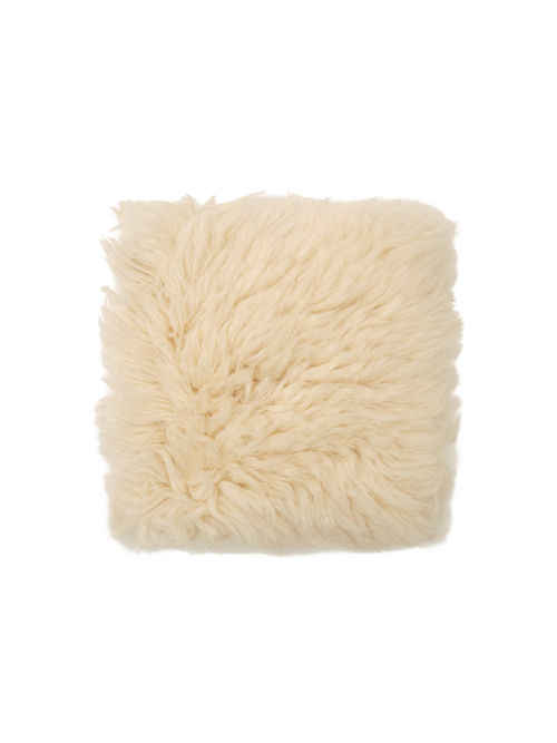 Mackenzie cream sheepskin swatch