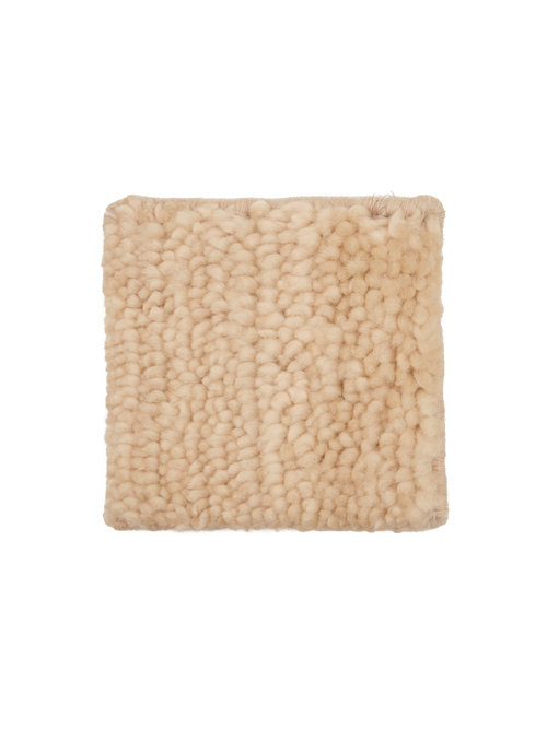 Otago beige washable wool berber cut pile swatch