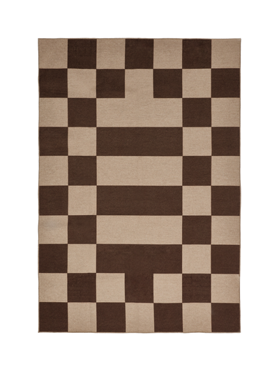 Arrangement brown new jute rug