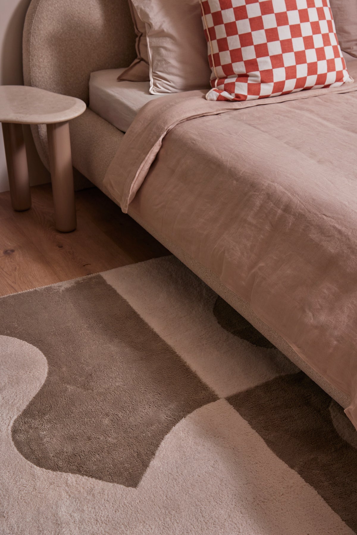 Whim Taupe Cotton Feel Rug