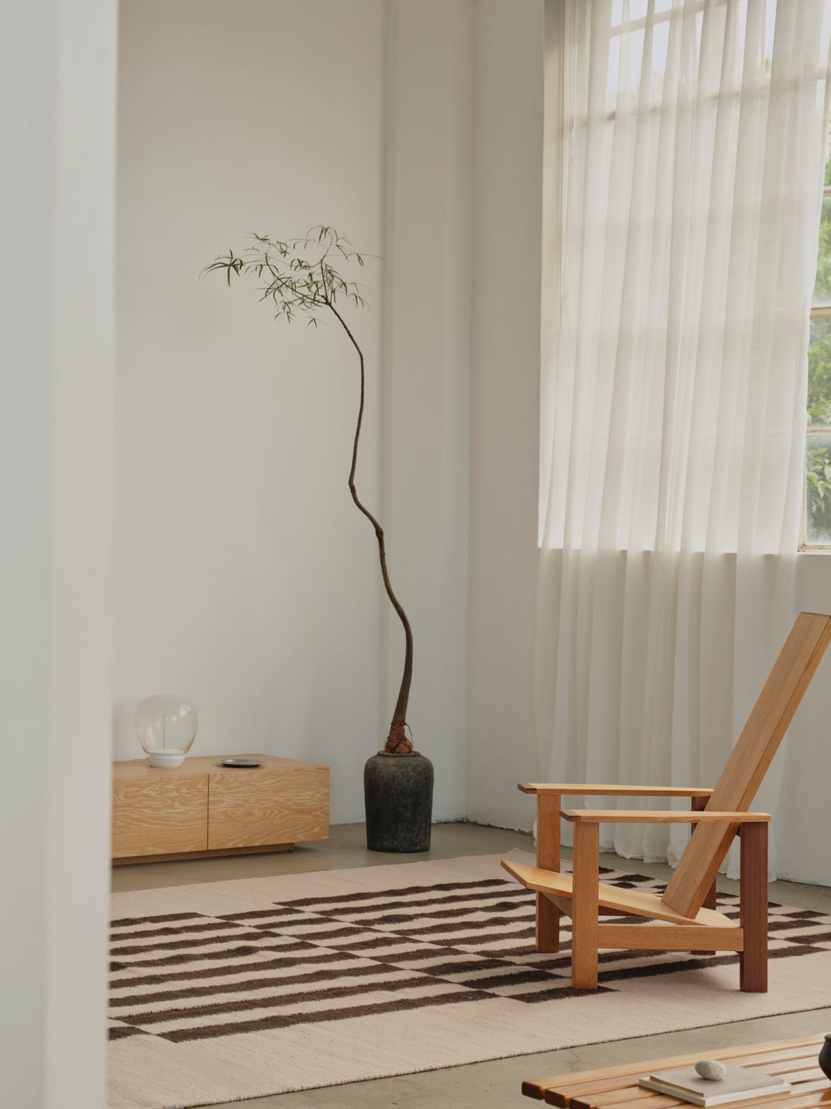 Vestige Ivory Washable Blended Wool Flatweave Rug