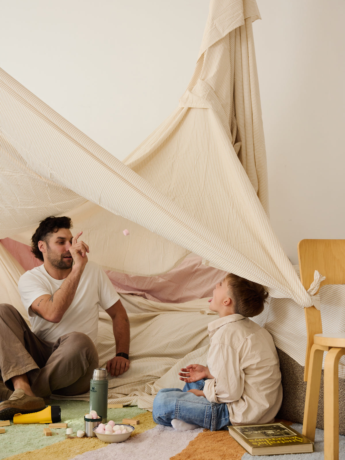 Canyon Multi Washable Organic Cotton Cut Pile Rug