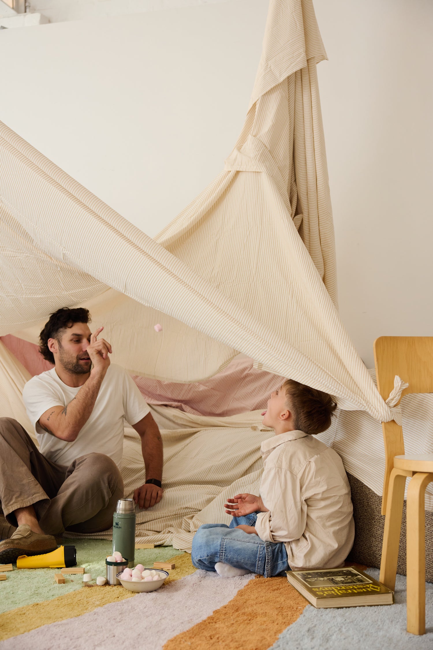 Canyon Multi Washable Organic Cotton Cut Pile Rug