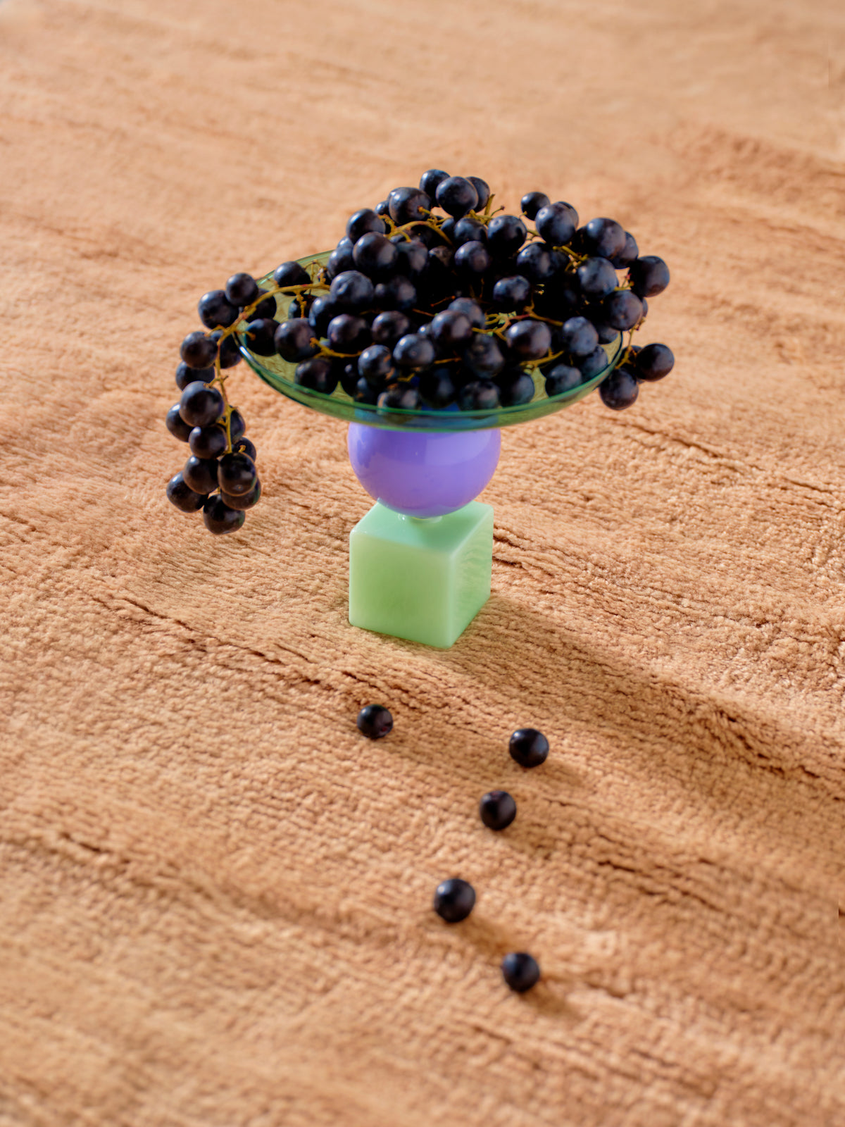 Nelson Caramel Washable Wool Fine Cut Pile Swatch