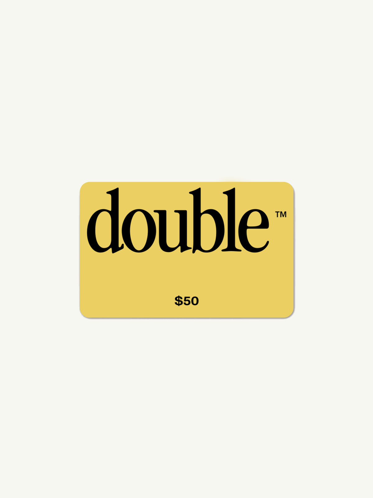 Double Gift Card