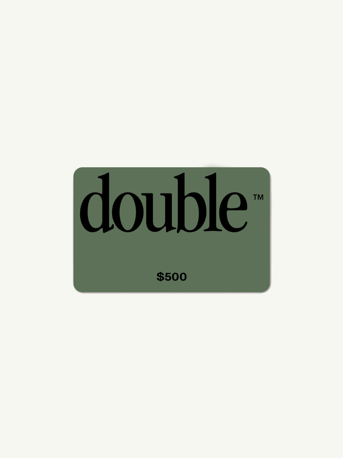 Double Gift Card