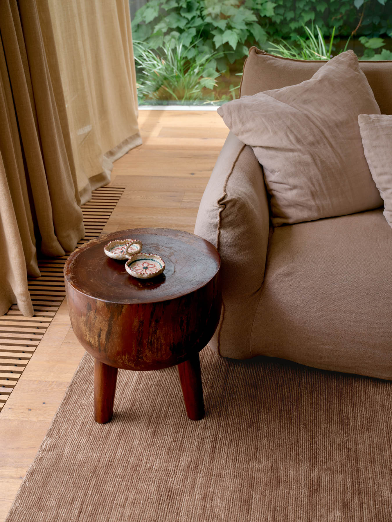 Banksia Clay Washable Wool Knotted Rug