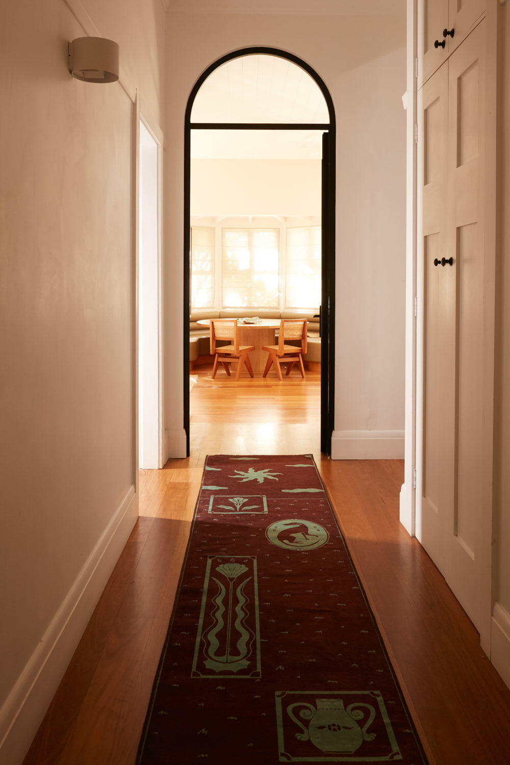 Brooch  Burgundy Chenille Rug