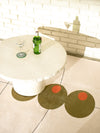 Dry Olive Chenille Rug