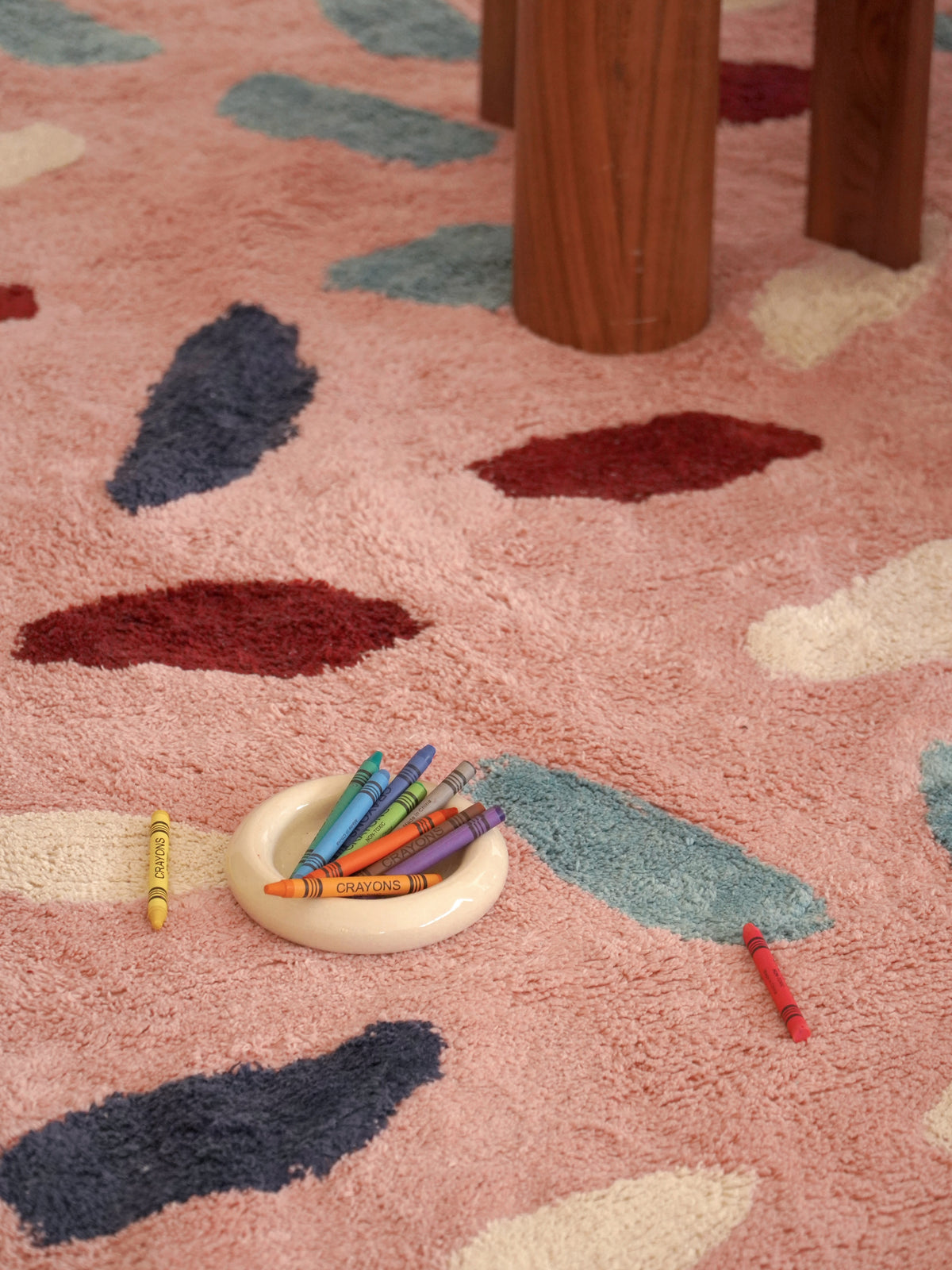 Sprinkles Dusty Pink Organic Cotton Pile Swatch double.online