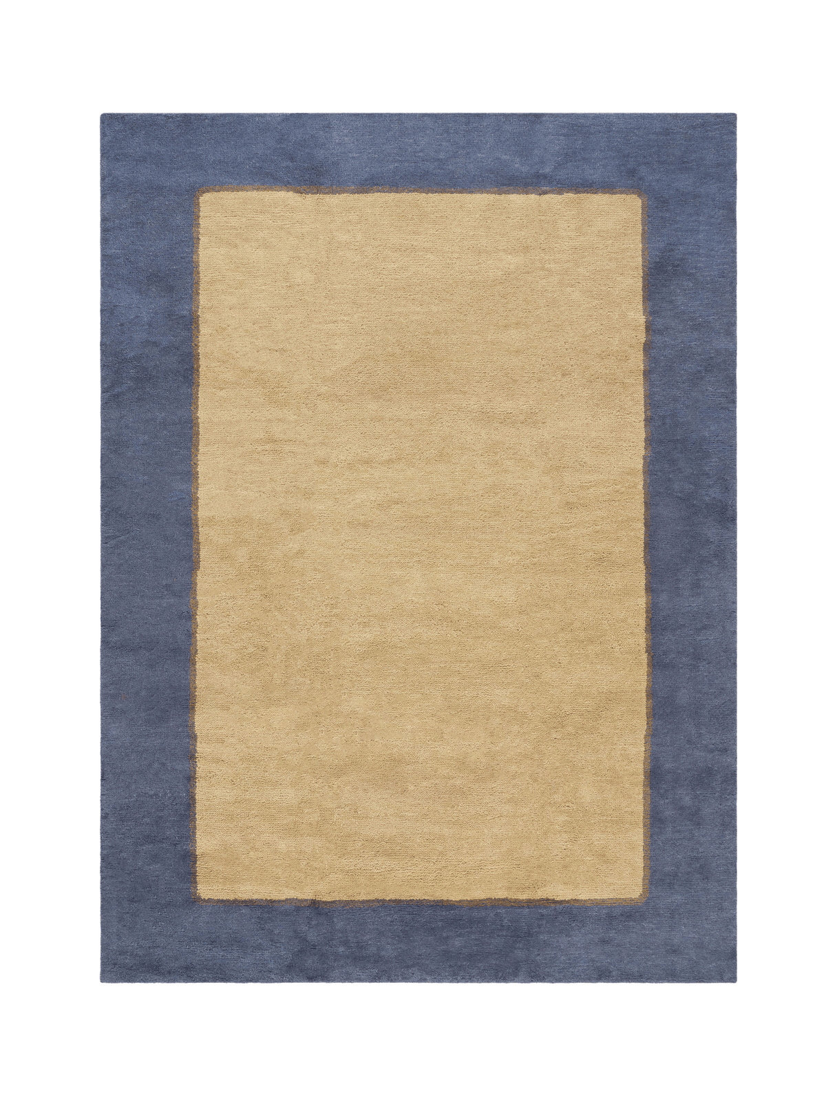 Field Sand Washable Wool Hand Knotted Rug double.online Rug Top Only 160x230cm