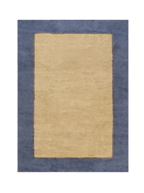 Field sand washable wool hand knotted rug double.online rug top only 160x230cm