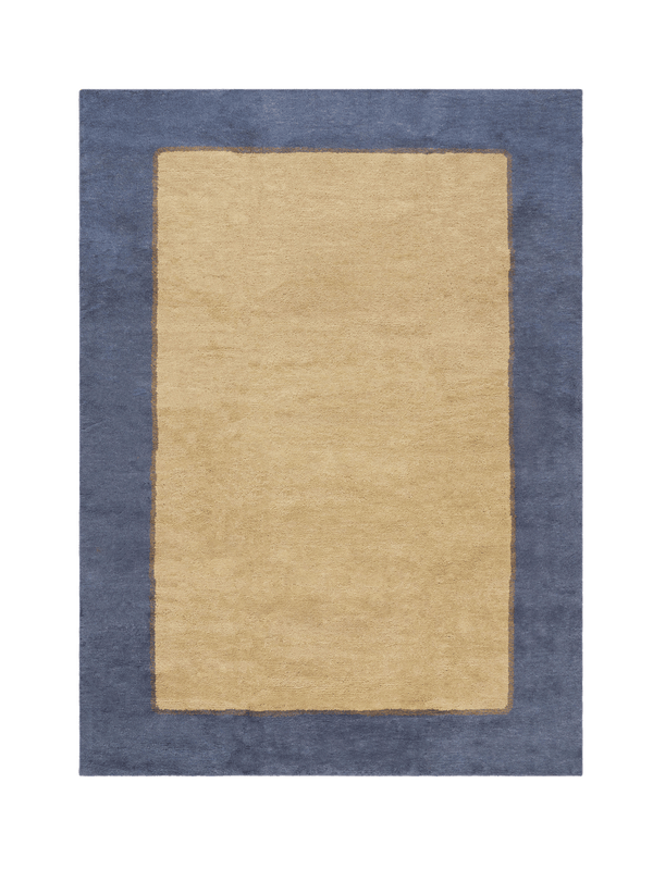 Field Sand Washable Wool Hand Knotted Rug double.online Rug Top Only 160x230cm