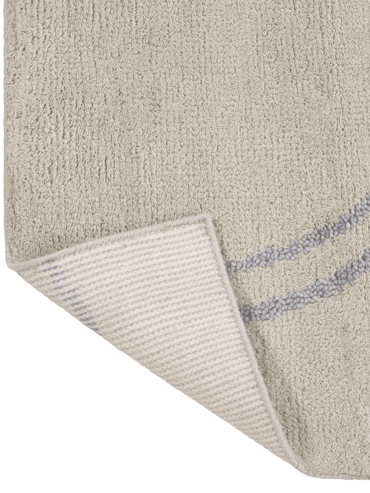 Flock Cloud Grey Washable Wool Hand Knotted Swatch double.online