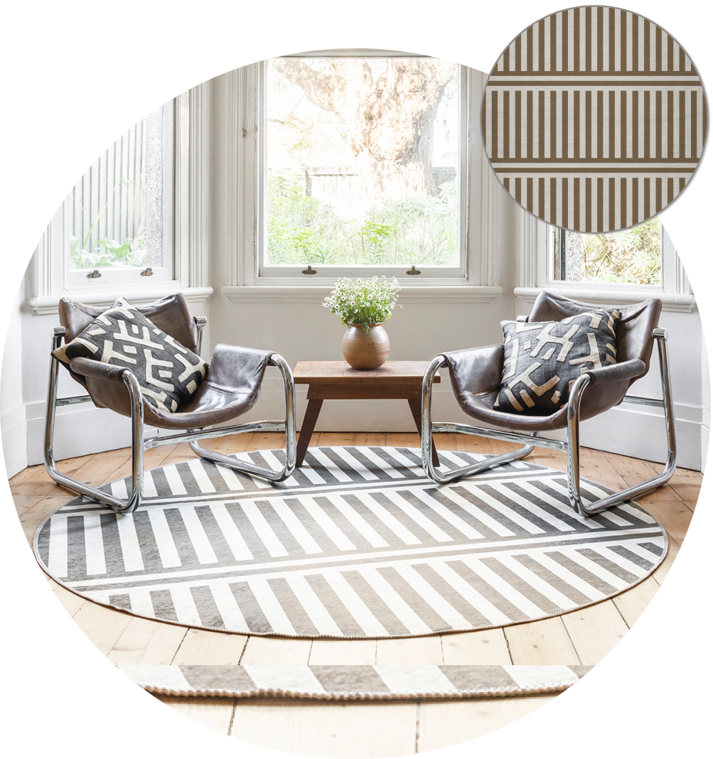 Plinth — Brown Chenille Rug