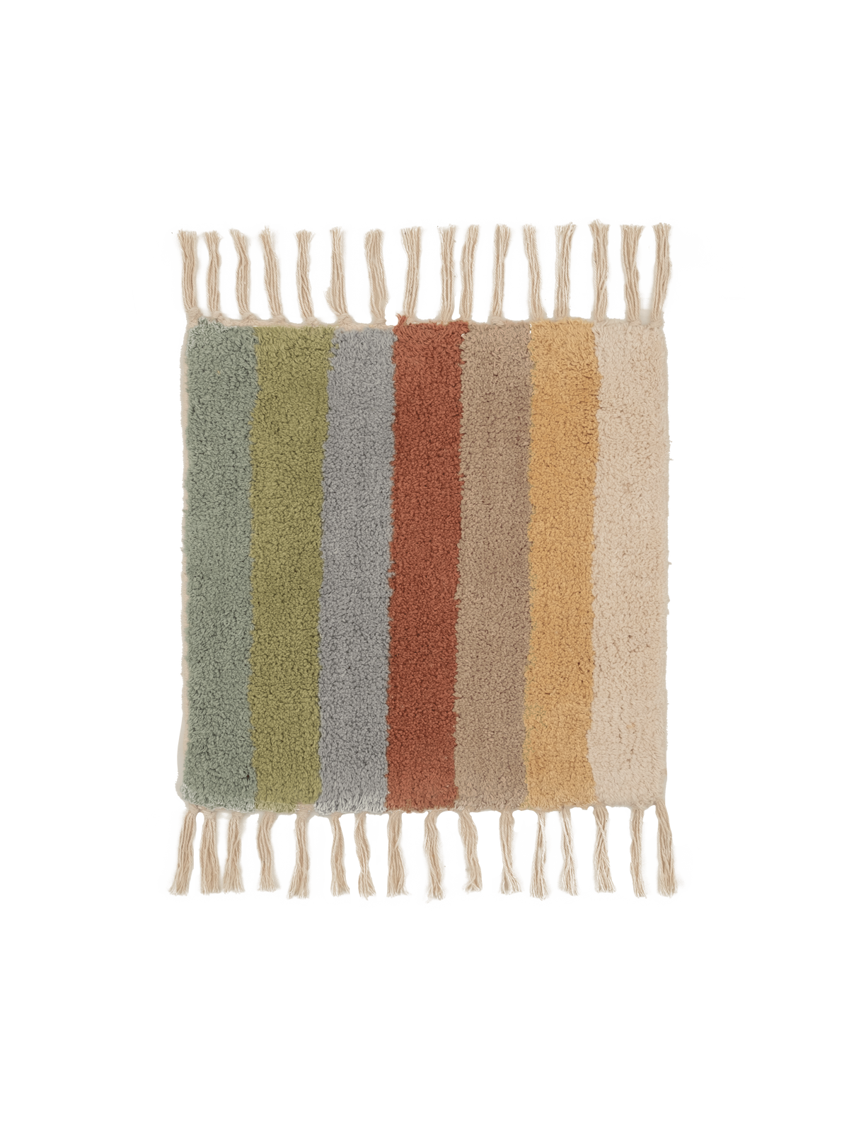 Pebble Neutral Washable Organic Cotton Cut Pile Swatch