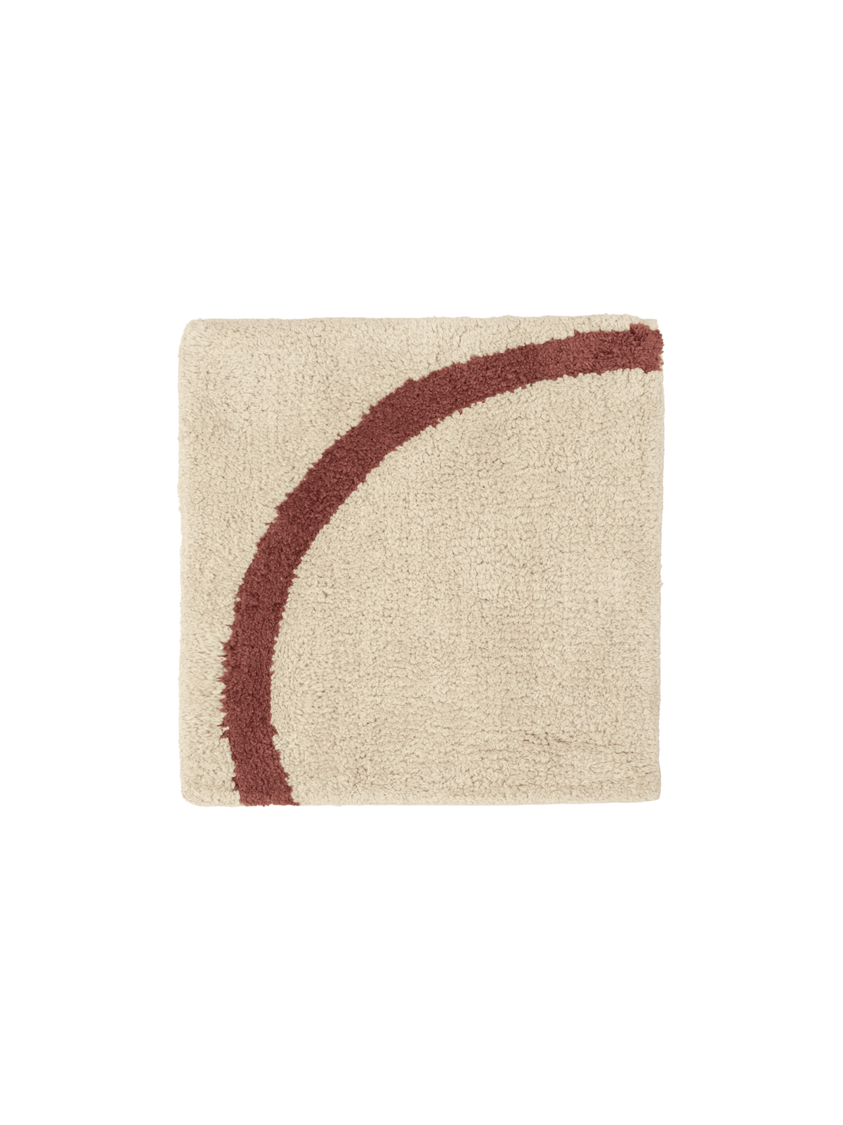 Creative Warm Cream Washable Organic Cotton Cut Pile Swatch