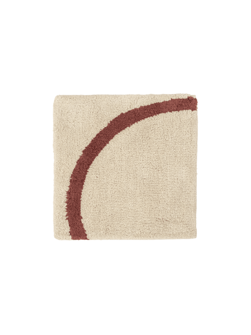 Creative warm cream washable organic cotton cut pile swatch